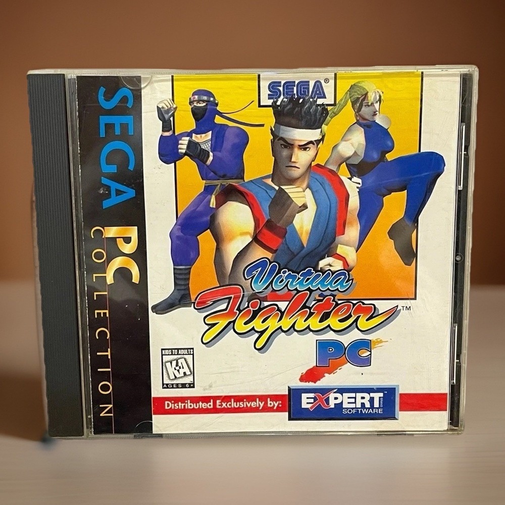 Virtua Fighter Sega PC Collection Windows PC, 1997 Expert Software Computer Game